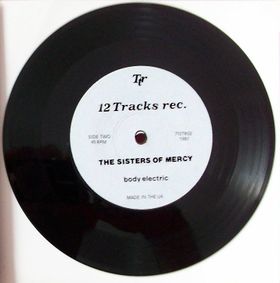 Body Electric - Adrenochrome - 7" vinyl with 12 Tracks Records label