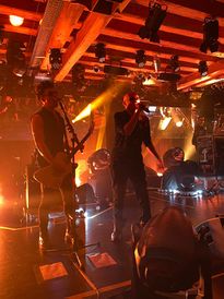 2022 04 24 Andrew Eldritch and Ben Christo on stage at Salzhaus.jpg